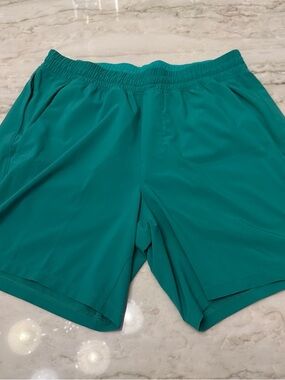 lululemon athletica Teal Performance Stretch Shorts